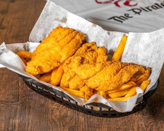 3 Pcs Fried Catfish.